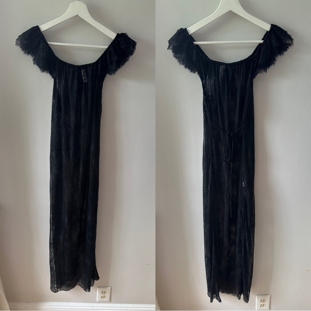 Rat and Boa Black Lace Dress - Picture 2 of 7